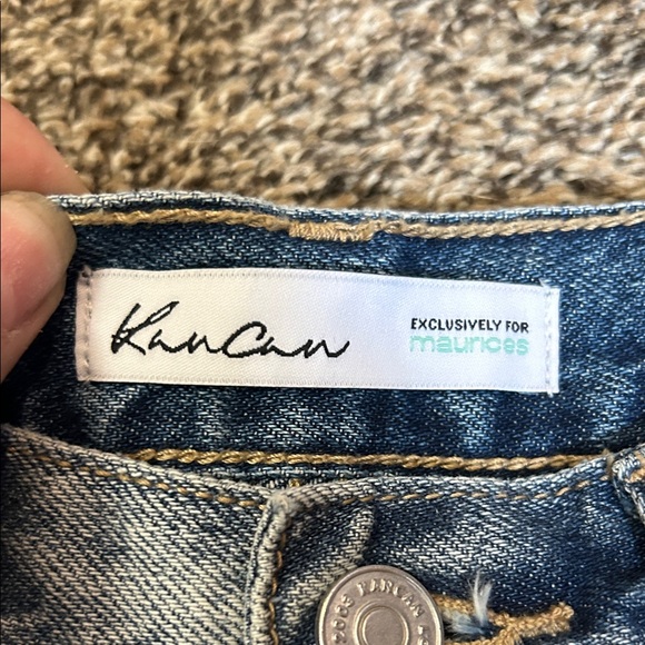 KanCan Light Blue Distressed Flare Jeans - Picture 2 of 5